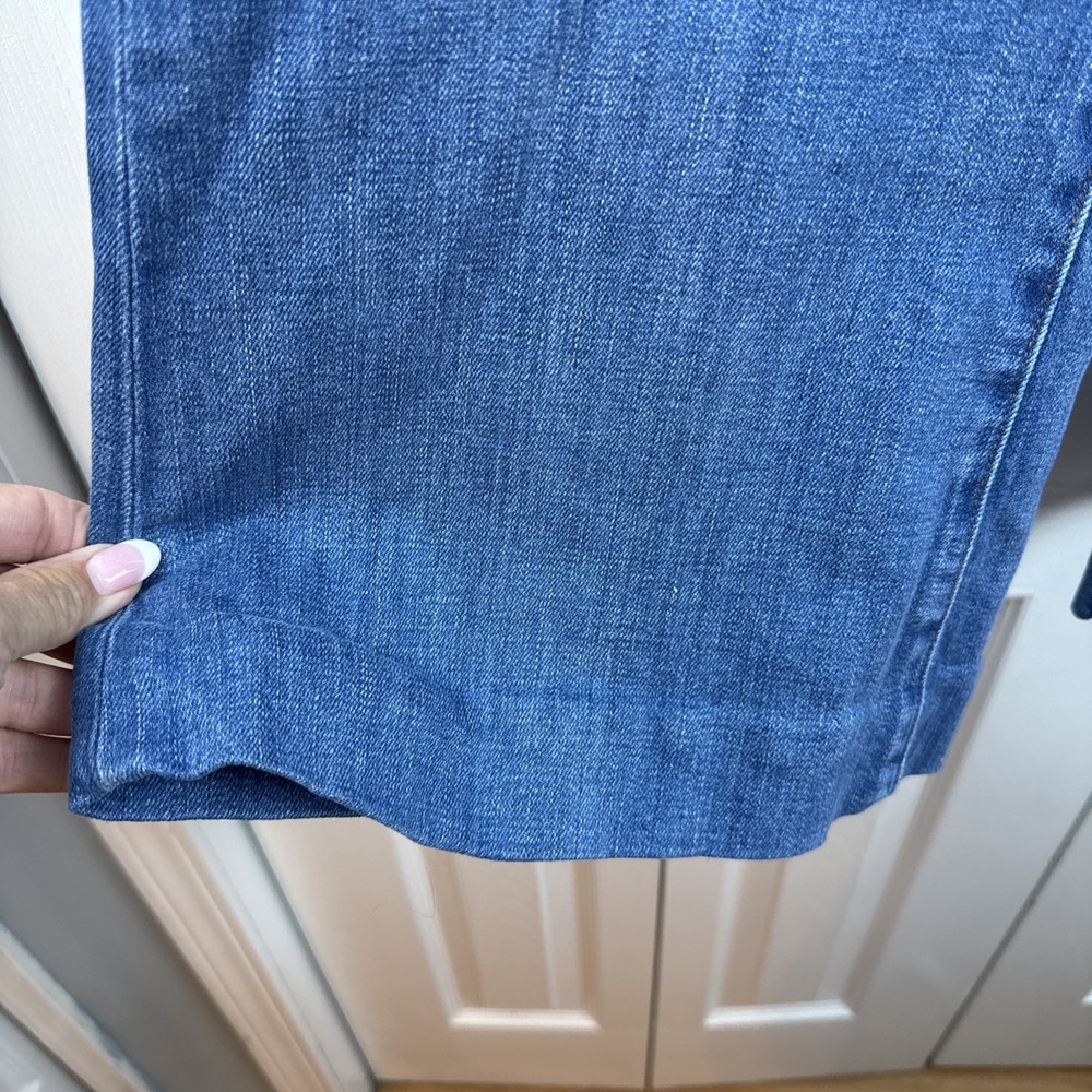 Chico's So Slimming High Rise Flare Jeans Size 2R Size 12 Medium Wash - Picture 5 of 9